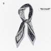 1PC Korean Version Ladies Style Bow Silk Scarf Hair Ribbon Female Tie Hair Women Girl Hair Band Ornaments Head Rope Headwear Head Scarves - Image 17