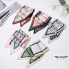 1PC Korean Version Ladies Style Bow Silk Scarf Hair Ribbon Female Tie Hair Women Girl Hair Band Ornaments Head Rope Headwear Head Scarves - Image 4