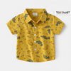 Formal Shirt Short Sleeve Casual Regular Checkered Baby Boys Shirts - Image 7