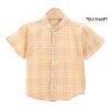 Formal Shirt Short Sleeve Casual Regular Checkered Baby Boys Shirts - Image 2